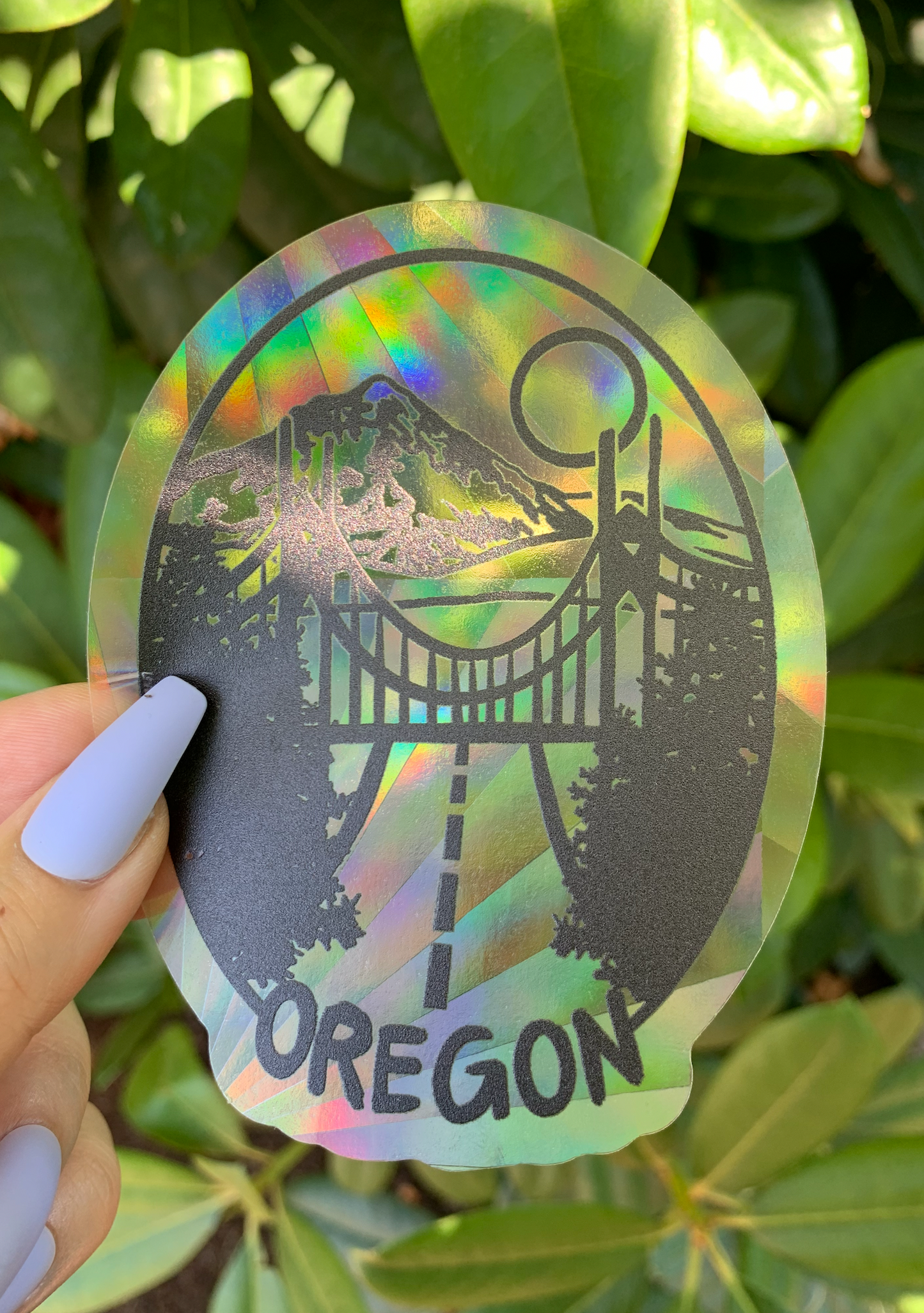 Oregon Suncatcher Rainbow Maker Window Sticker