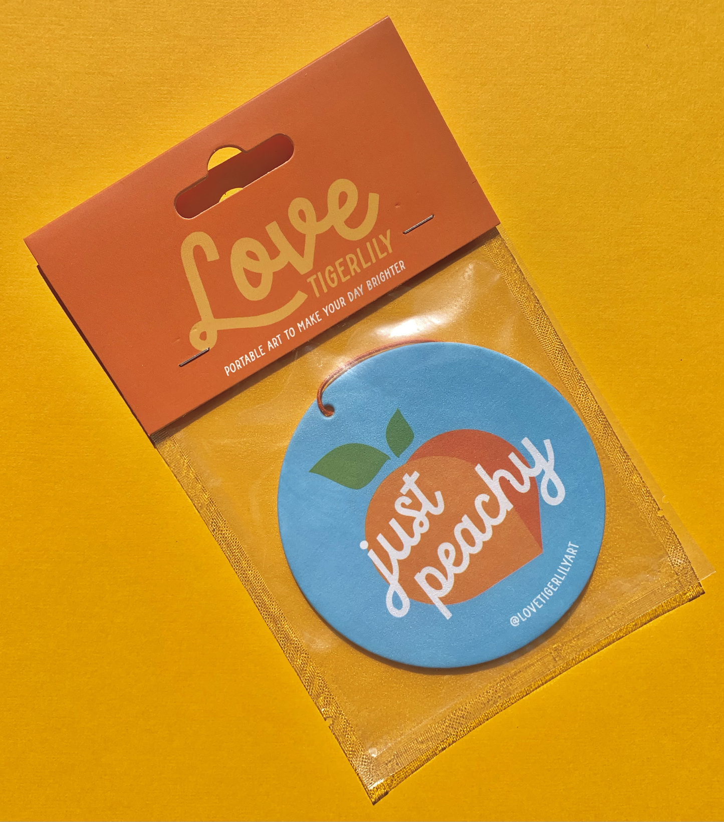 Just Peachy Air Fresheners I Dreamsicle Summer Peach Car Accessories