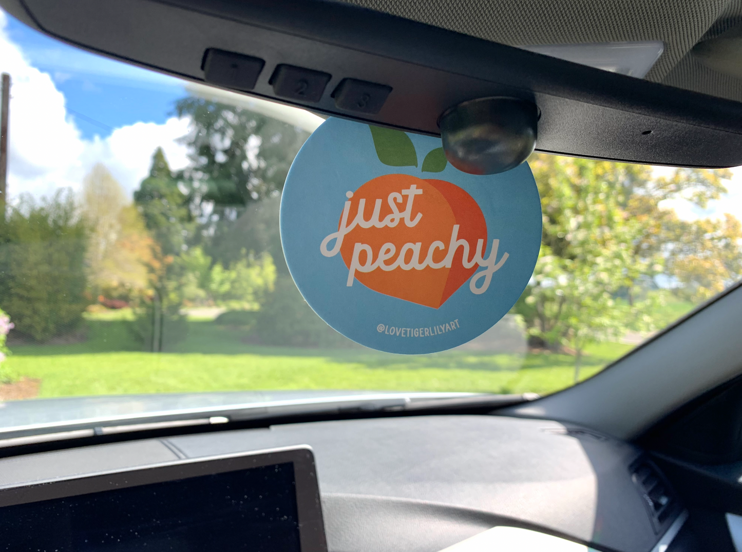 Just Peachy Air Fresheners I Dreamsicle Summer Peach Car Accessories